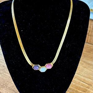 Givenchy gold plated necklace